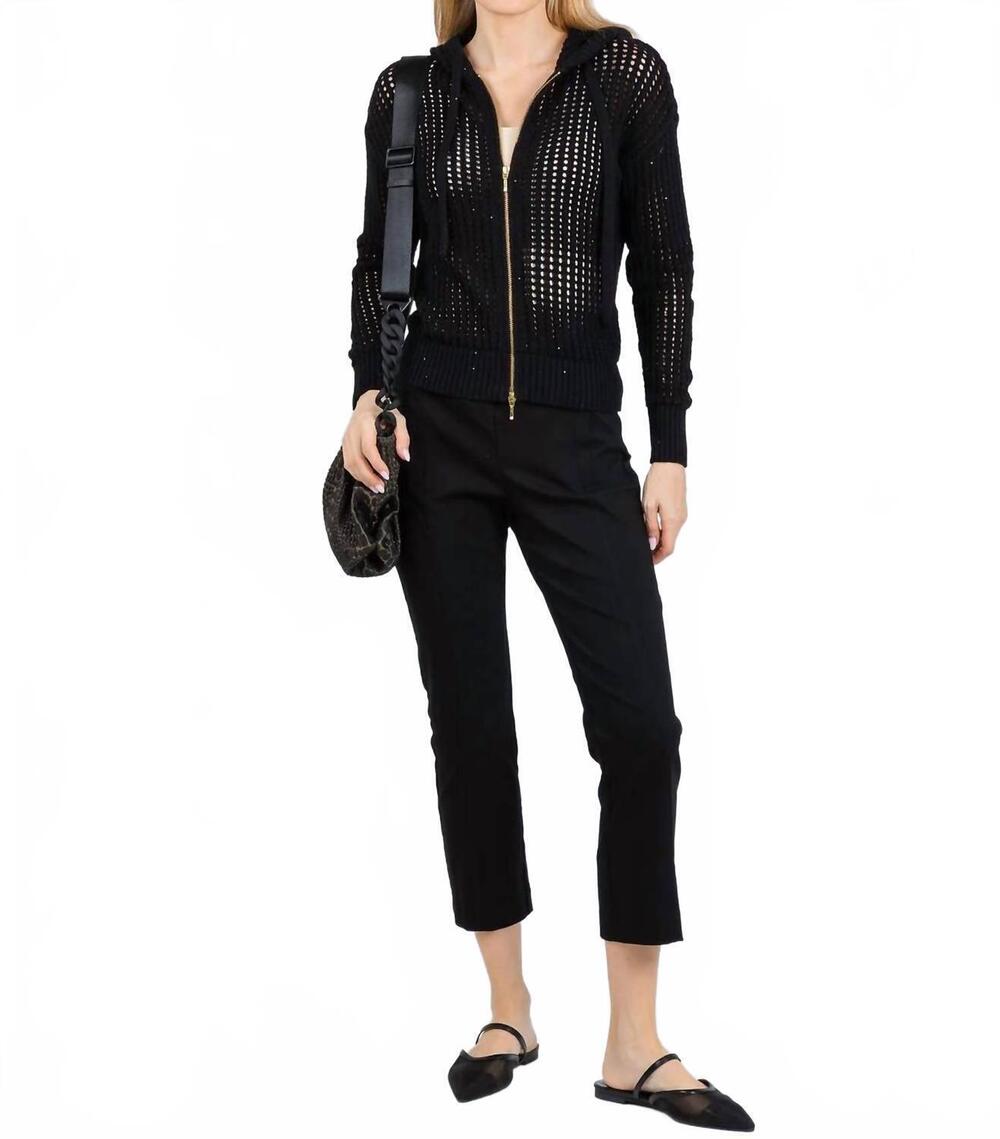 NEW ELLIOTT LAUREN control stretch crop pants in black